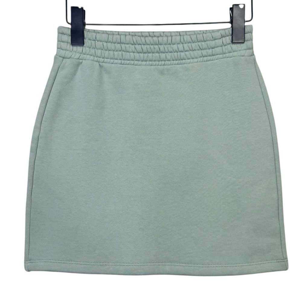 NEW Reformation Newport Sweat Skirt Celadon Size XS - Picture 4 of 7